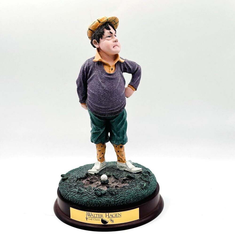 Walter Hagen Golf Classic 1998 8" Whimsical Golfer Detailed Old Man Figurine